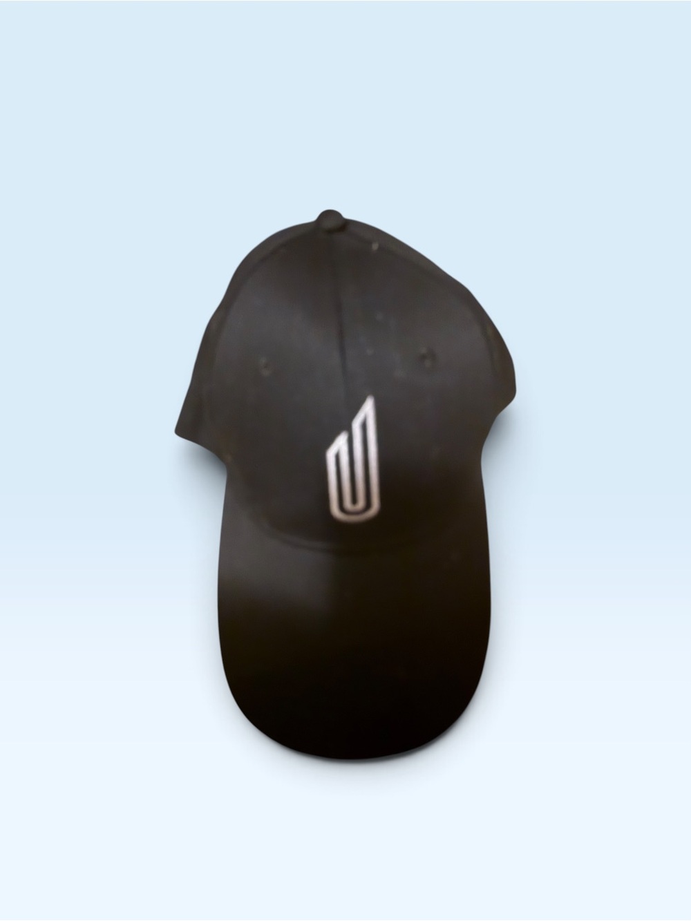 Under street music Black Branded Baseball Cap with Monogram Logo